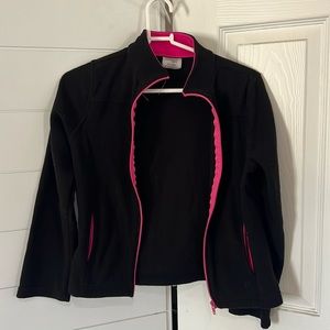 Danskin now girls fleece jacket size large (10-12)